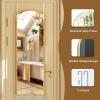 imageHARRITPURE 14quotx48quot Arched Full Length Door Mirror Aluminum Frame Closet Mirror Full Length Hanging Mirror for Living Room BedroomGoldArchedgold