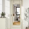 imageHARRITPURE 14quotx48quot Arched Full Length Door Mirror Aluminum Frame Closet Mirror Full Length Hanging Mirror for Living Room BedroomGoldRectgold