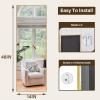 imageHARRITPURE 14quotx48quot Arched Full Length Door Mirror Aluminum Frame Closet Mirror Full Length Hanging Mirror for Living Room BedroomGoldRectgold