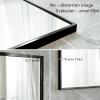 imageHARRITPURE 24x36 Rectangular Bathroom Mirror Wall Mirror Metal Frame Mirrors Horizontal or Vertical Hangs Simplicity Decor for Bedroom Living Room Bathroom Entryway Black