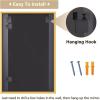imageHARRITPURE 48quotx30quot Framed Bathroom Mirror for Wall Rectangle Mirror Aluminum Alloy Frame WallMounted for Farmhouse Entryway Bedroom Living Room BlackGold