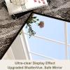 imageHARRITPURE 48quotx30quot Framed Bathroom Mirror for Wall Rectangle Mirror Aluminum Alloy Frame WallMounted for Farmhouse Entryway Bedroom Living Room BlackBlack