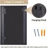 imageHARRITPURE 48quotx30quot Framed Bathroom Mirror for Wall Rectangle Mirror Aluminum Alloy Frame WallMounted for Farmhouse Entryway Bedroom Living Room BlackBlack