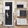 imageHARRITPURE 71x26 inch LED Full Length Mirror Lighted Floor Mirror for BedroomCloakroom Dimmable ampamp 3 Color ModesWall Mounted Long Standing Mirror with LightsWhite