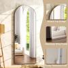 imageHARRITPURE 76quotx34quot Arched Full Length Mirror Free Standing Leaning Mirror Hanging Mounted Mirror Aluminum Frame Modern Simple Home Decor for Living Room Bedroom Cloakroom GoldSilver