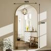 imageHARRITPURE 76quotx34quot Arched Full Length Mirror Free Standing Leaning Mirror Hanging Mounted Mirror Aluminum Frame Modern Simple Home Decor for Living Room Bedroom Cloakroom GoldGold