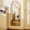 imageHARRITPURE 76quotx34quot Arched Full Length Mirror Free Standing Leaning Mirror Hanging Mounted Mirror Aluminum Frame Modern Simple Home Decor for Living Room Bedroom Cloakroom GoldGold