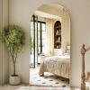 imageHARRITPURE 76quotx34quot Arched Full Length Mirror Free Standing Leaning Mirror Hanging Mounted Mirror Aluminum Frame Modern Simple Home Decor for Living Room Bedroom Cloakroom GoldSilver