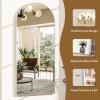 imageHARRITPURE 76quotx34quot Arched Full Length Mirror Free Standing Leaning Mirror Hanging Mounted Mirror Aluminum Frame Modern Simple Home Decor for Living Room Bedroom Cloakroom GoldSilver