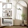 imageHARRITPURE 76quotx34quot Arched Full Length Mirror Free Standing Leaning Mirror Hanging Mounted Mirror Aluminum Frame Modern Simple Home Decor for Living Room Bedroom Cloakroom GoldSilver