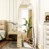 imageHARRITPURE 76quotx34quot Arched Full Length Mirror Free Standing Leaning Mirror Hanging Mounted Mirror Aluminum Frame Modern Simple Home Decor for Living Room Bedroom Cloakroom GoldSilver