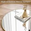 imageHARRITPURE 78quot x 35quot Arched FullLength Mirror  Black Oversized Floor Mirror Free Standing Aluminum Frame Full Body Mirrors for Bedroom CloakroomGold