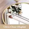 imageHARRITPURE 78quot x 35quot Arched FullLength Mirror  Black Oversized Floor Mirror Free Standing Aluminum Frame Full Body Mirrors for Bedroom CloakroomGoldre