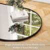 imageHARRITPURE 78quot x 35quot Arched FullLength Mirror  Black Oversized Floor Mirror Free Standing Aluminum Frame Full Body Mirrors for Bedroom CloakroomBlack