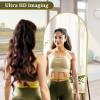 imageHARRITPURE 78quot x 35quot Arched FullLength Mirror  Black Oversized Floor Mirror Free Standing Aluminum Frame Full Body Mirrors for Bedroom CloakroomGold