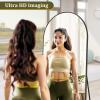imageHARRITPURE 78quot x 35quot Arched FullLength Mirror  Black Oversized Floor Mirror Free Standing Aluminum Frame Full Body Mirrors for Bedroom CloakroomBlack