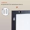 imageHARRITPURE 78quot x 35quot Full Length Mirror  Rectangular Floor Mirror with Aluminum Alloy Frame for Bedroom Cloakroom or Living RoomBlack
