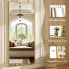 imageHARRITPURE 78quot x 35quot Full Length Mirror  Rectangular Floor Mirror with Aluminum Alloy Frame for Bedroom Cloakroom or Living RoomGold