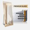 imageHARRITPURE 78quot x 35quot Full Length Mirror  Rectangular Floor Mirror with Aluminum Alloy Frame for Bedroom Cloakroom or Living RoomGold