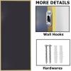 imageHARRITPURE 78quot x 35quot Full Length Mirror  Rectangular Floor Mirror with Aluminum Alloy Frame for Bedroom Cloakroom or Living RoomGold