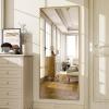 imageHARRITPURE 78quot x 35quot Full Length Mirror  Rectangular Floor Mirror with Aluminum Alloy Frame for Bedroom Cloakroom or Living RoomGold