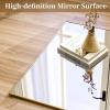 imageHARRITPURE 78quot x 35quot Full Length Mirror  Rectangular Floor Mirror with Aluminum Alloy Frame for Bedroom Cloakroom or Living RoomGold
