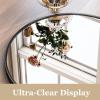 imageHARRITPURE Arched Wall Mirror  30quotx40quot Arch Bathroom Mirror Metal Frame Vanity Mirror for Bedroom Entryway Dresser Decor BlackBlack