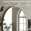 imageHARRITPURE Arched Wall Mirror  30quotx40quot Arch Bathroom Mirror Metal Frame Vanity Mirror for Bedroom Entryway Dresser Decor BlackGold