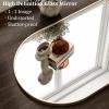 imageHARRITPURE Arched Wall Mirror  30quotx40quot Arch Bathroom Mirror Metal Frame Vanity Mirror for Bedroom Entryway Dresser Decor BlackGold