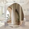 imageHARRITPURE Irregular Wall Mirror 26quotx38quot Black Asymmetrical Bathroom Mirror Wood Framed Modern Decorative Vanity Mirrors for Bedroom Living Room EntrywayBlackirregular