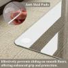imageHARRITPURE Tempered Glass Floor Mat  46x46 inch Square Office Chair Mat for Carpet Clear Glass Mat for Hardwood FloorCarpeted Floors 15quot ThickClearsquare