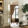 imageHARRITPURE 71x32 inch Rounded Full Length Mirror Aluminum Frame Black Mirror Full Length Floor Mirror with Stand for Living Room Bedroom CloakroomGold