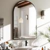 imageHARRITPURE Arched Wall Mirror  30quotx40quot Arch Bathroom Mirror Metal Frame Vanity Mirror for Bedroom Entryway Dresser Decor BlackBlack